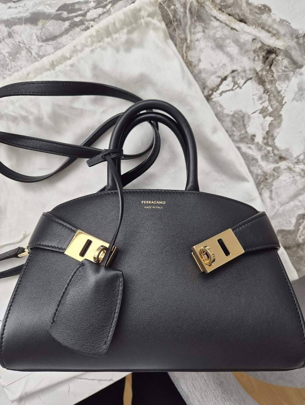 Salvatore Ferragamo Mini Hug Bag